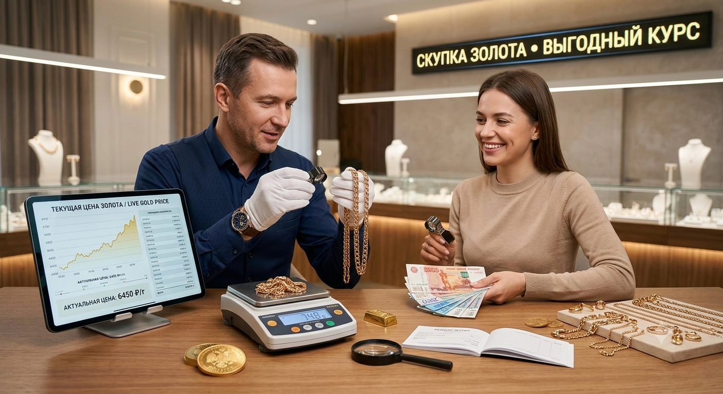 Как выгодно продать золото: полное руководство